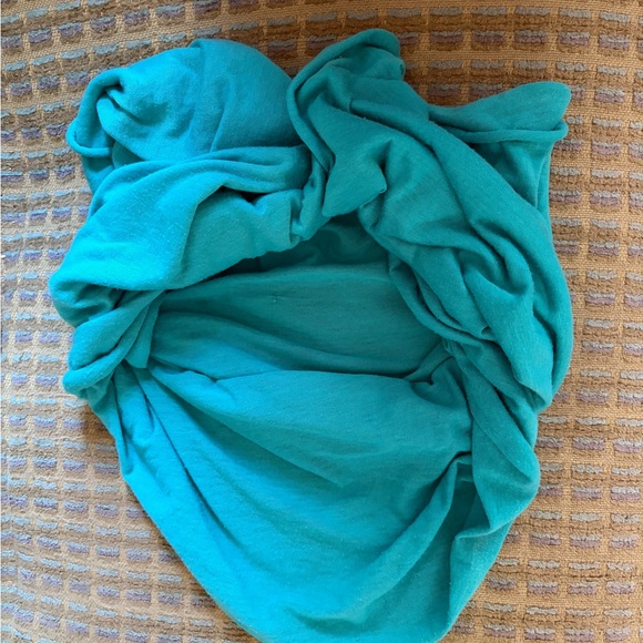 Turquoise Infinity Scarf - Picture 2 of 3
